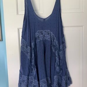 Free People Indigo Lace Dress